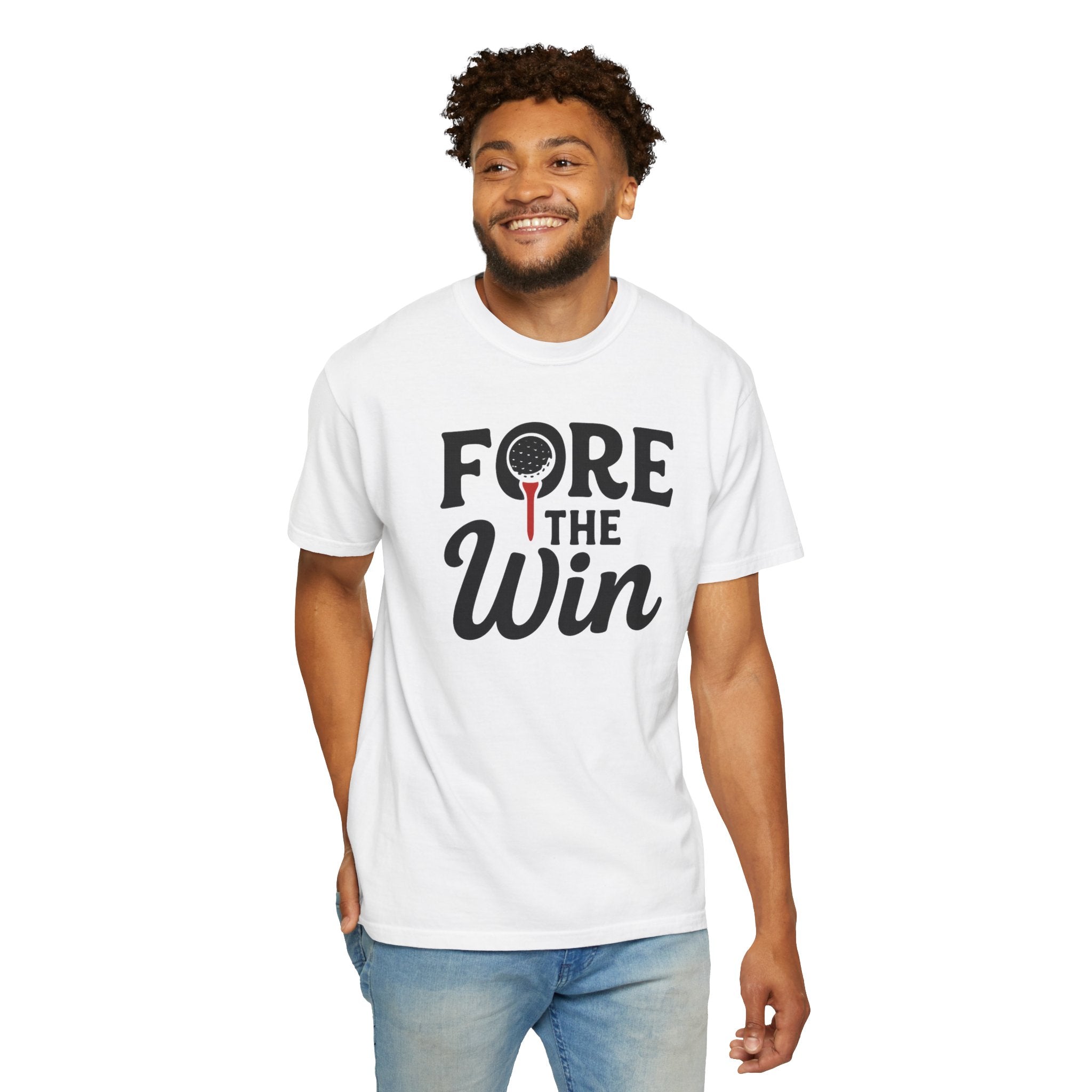 FORE the Win Golf Tee – Fun T-Shirt for Sports & Golf Lovers