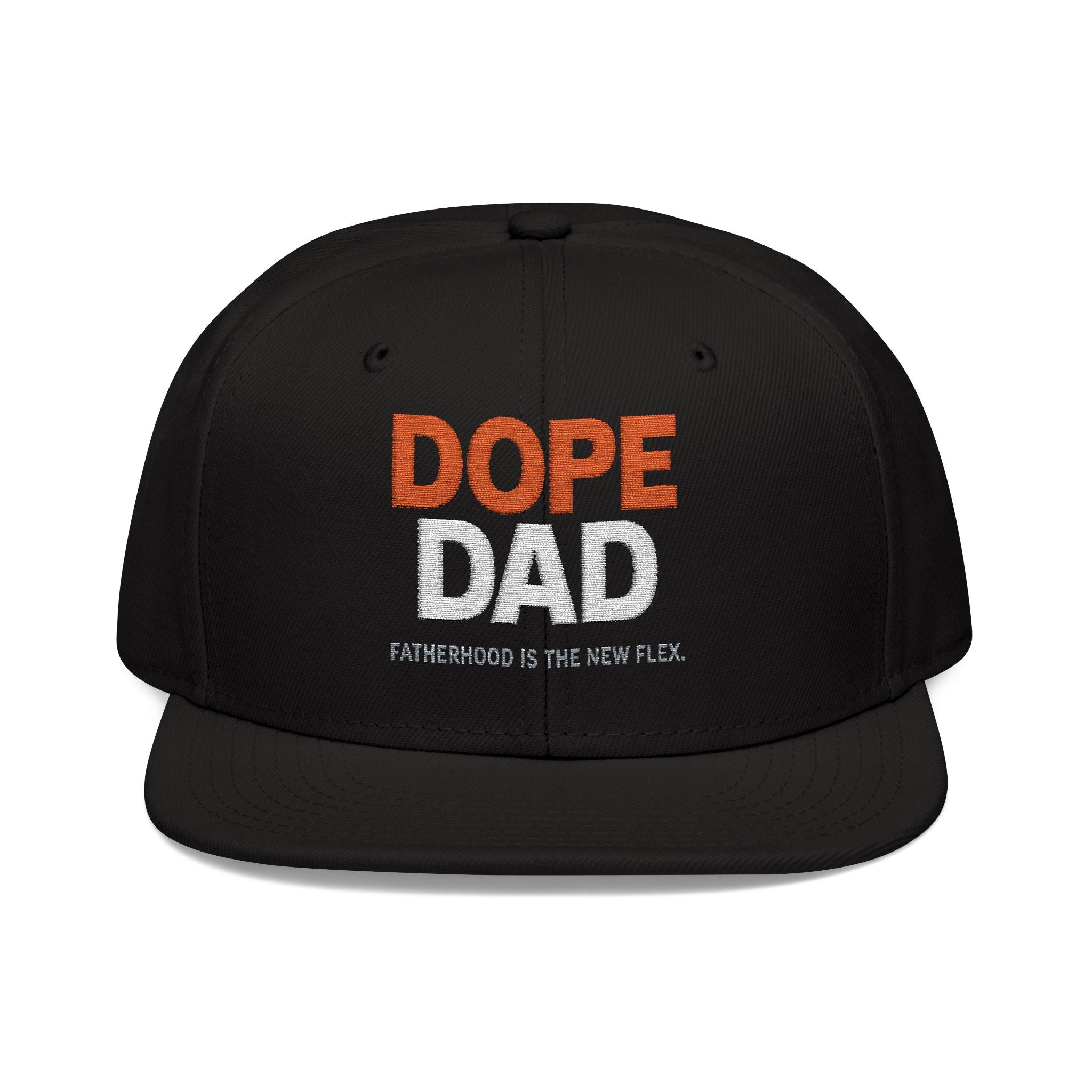 Dope Dad Snapback Hat – Bold Embroidered Cap for Confident Fathers