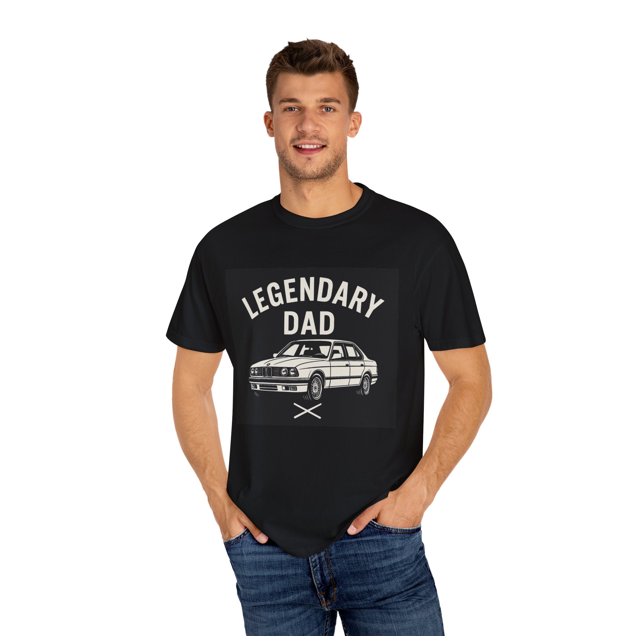 Legendary Dad T-Shirt – Classic BMW Car Shirt for Cool Dads