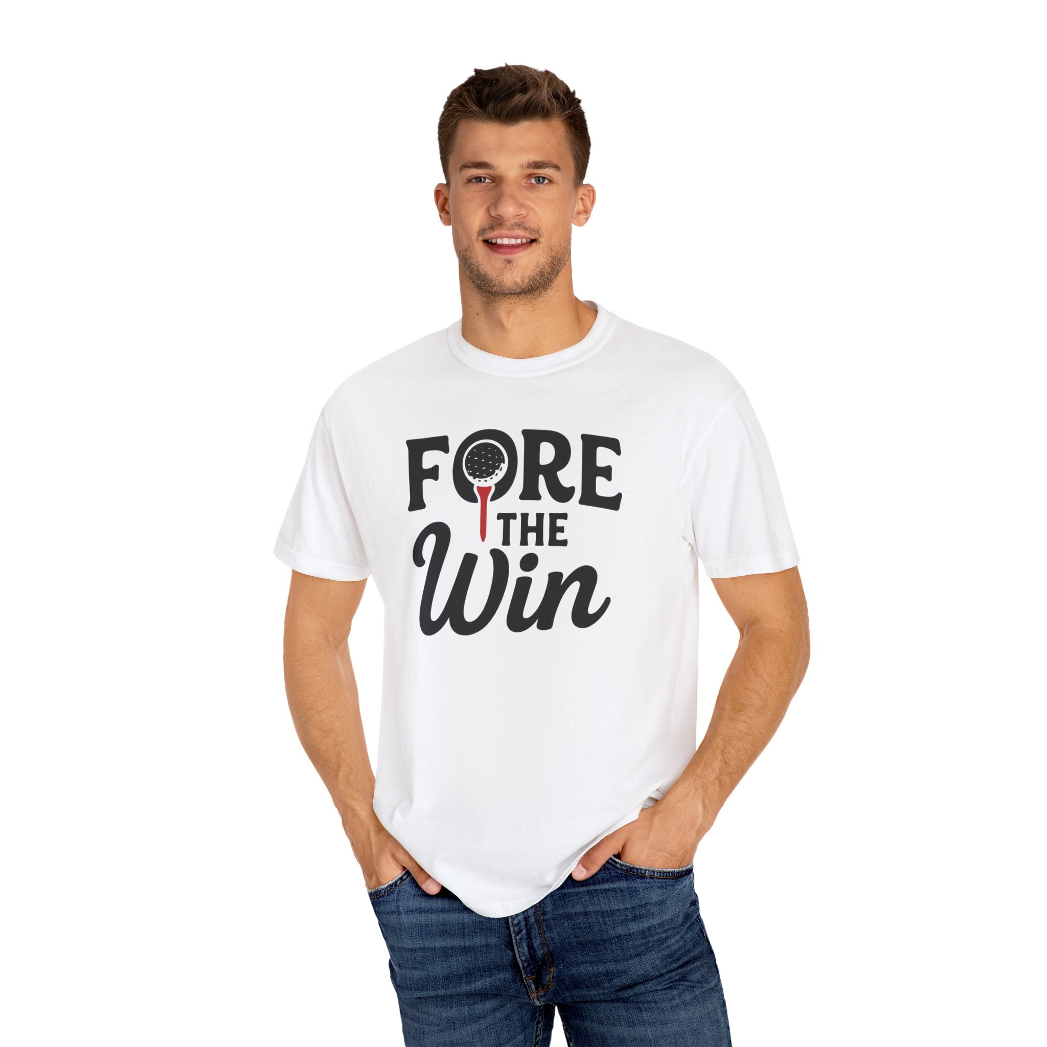 FORE the Win Golf Tee – Fun T-Shirt for Sports & Golf Lovers