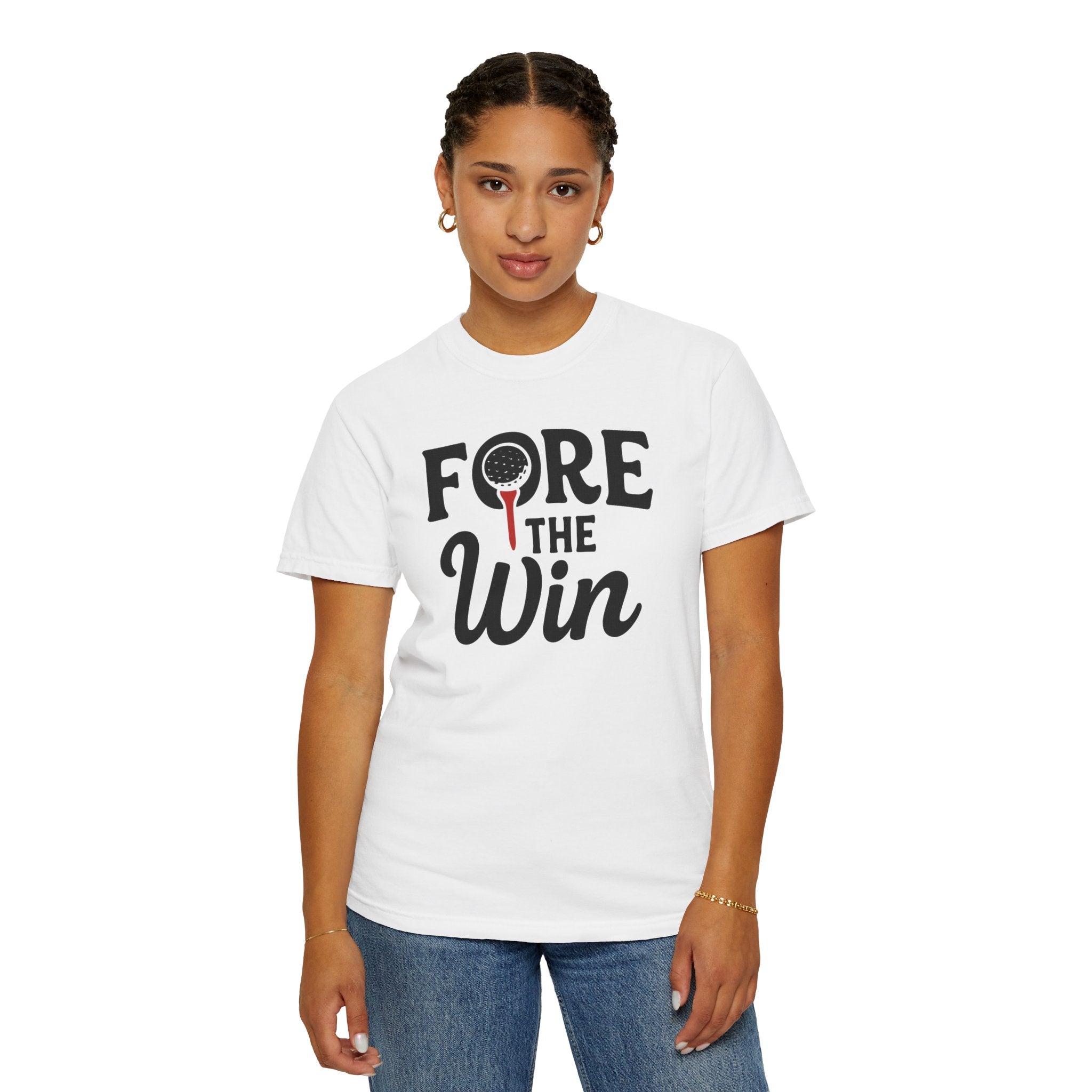 FORE the Win Golf Tee – Fun T-Shirt for Sports & Golf Lovers