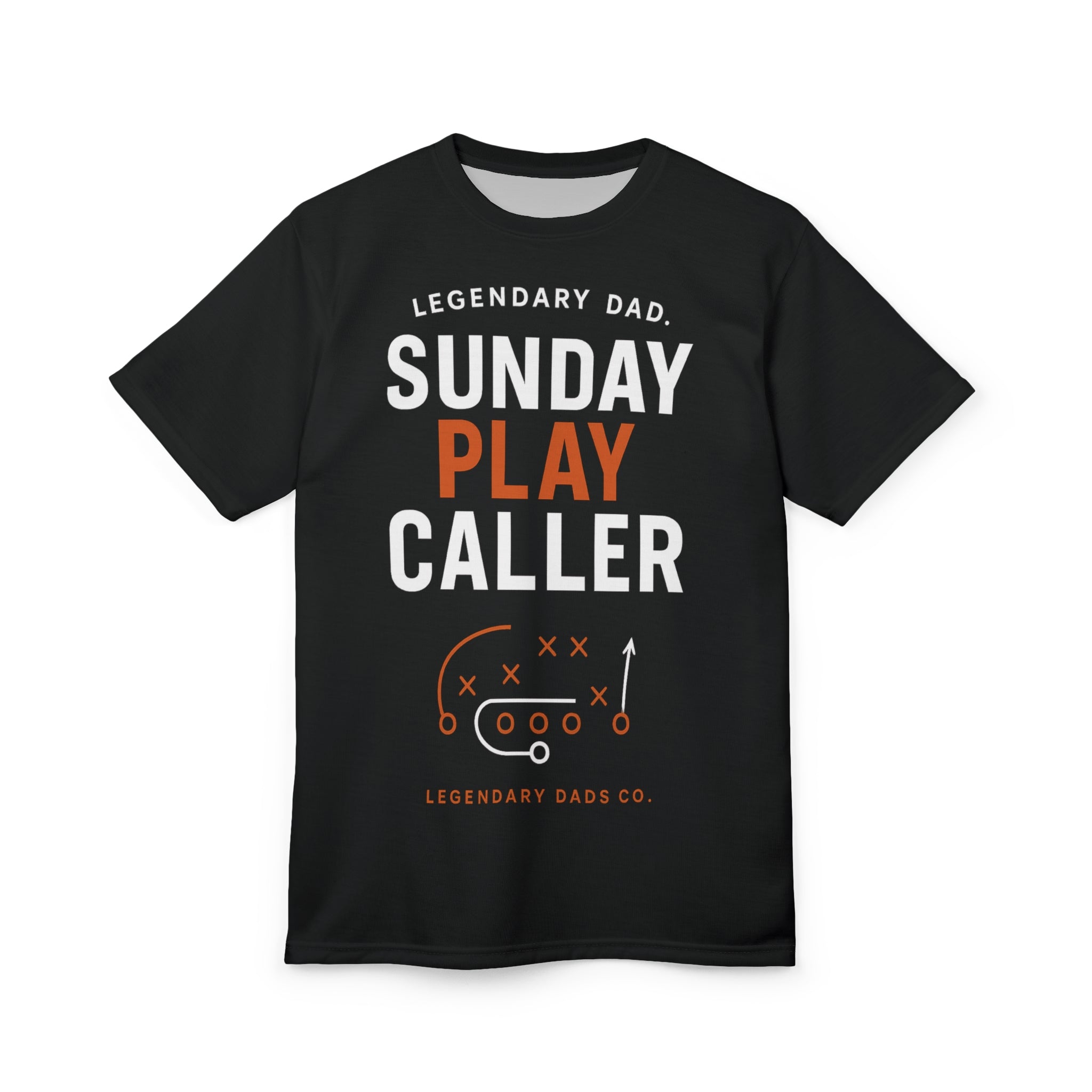 Sunday Play Caller Tee – Unisex Cut & Sew T-Shirt for Football Lovers