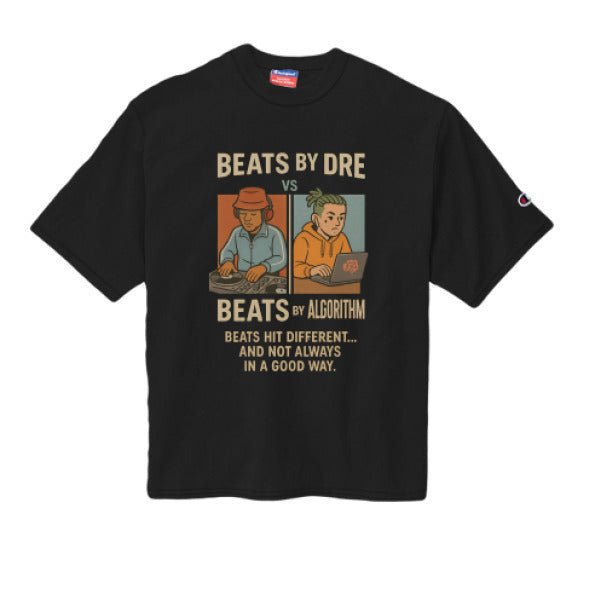 Beats by Dre vs Algorithm Shirt – Funny Hip Hop Tee