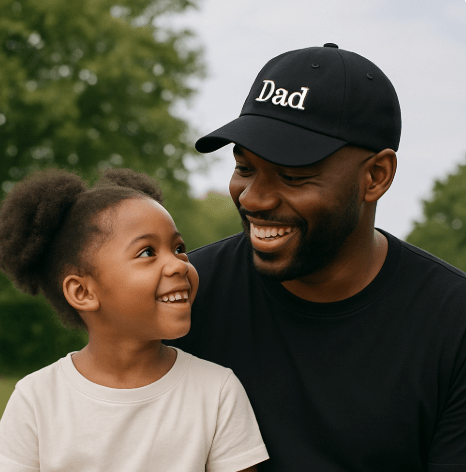 DAD Cap – Stylish White Baseball Hat for Father’s Day & Everyday Wear
