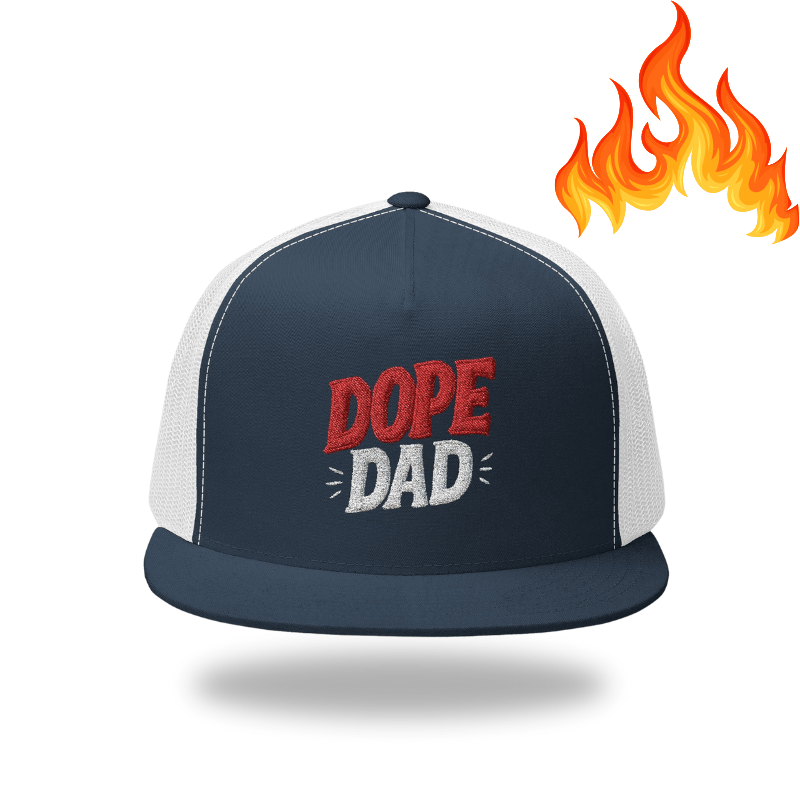 Dope Dad Hat – Embroidered Snapback Cap for Proud Fathers
