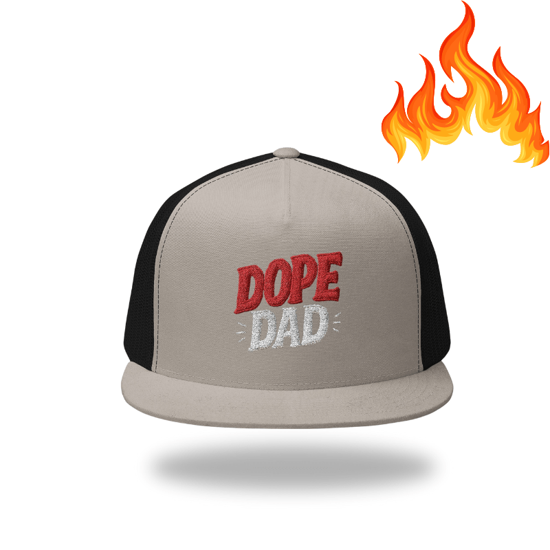 Dope Dad Hat – Embroidered Snapback Cap for Proud Fathers