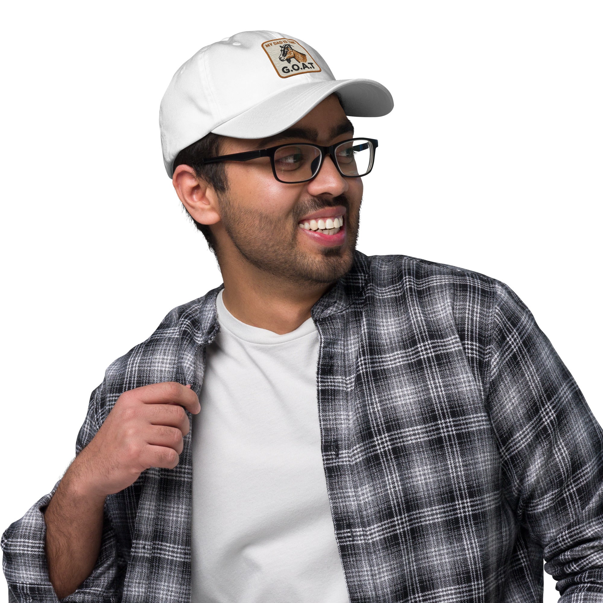 My Dad is the GOAT Hat | Greatest of All Time Dad Snapback