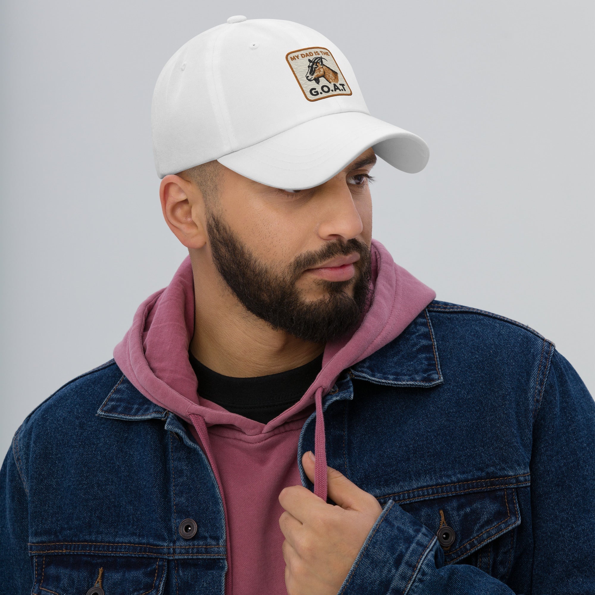My Dad is the GOAT Hat | Greatest of All Time Dad Snapback