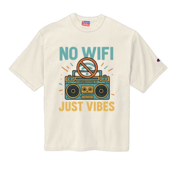 No WiFi Just Vibes T-Shirt – Chill Tee for Laid-Back Days