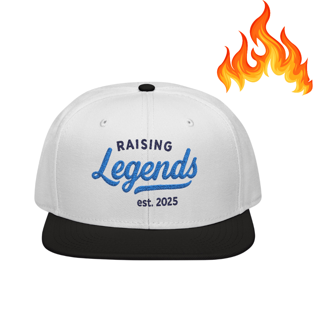 Raising Legends Snapback Hat - Embroidered Black Cap for Trendsetters
