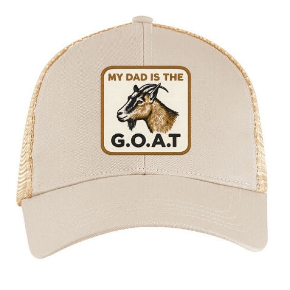 My Dad is the GOAT Hat | Greatest of All Time Dad Snapback